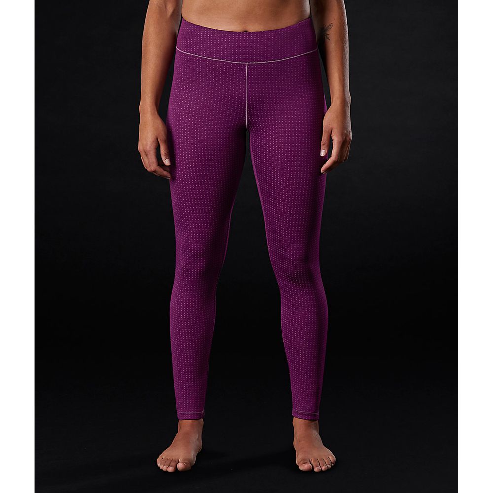 The North Face Leggings Womens Australia - The North Face Dotknit Purple Mountain (PFK-518349)